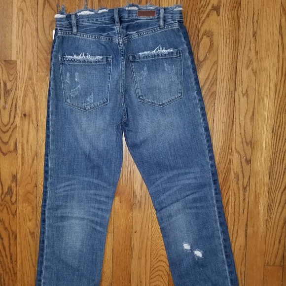 Sz 26  BLANKNYC Distressed Straight Ankle Jean - Picture 7 of 8